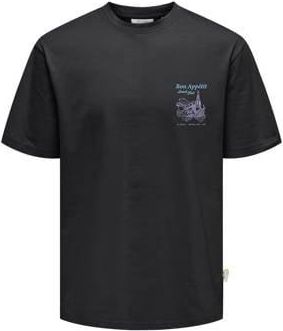 Only & Sons T-shirt zwart