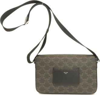 Celine Pre-owned Cross Body Bags, female, Brown, Size: ONE SIZE Pre-owned Leather celine-bags