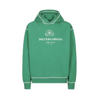 Dolce & Gabbana Hombre, Sudaderas, Verde, Talla: L