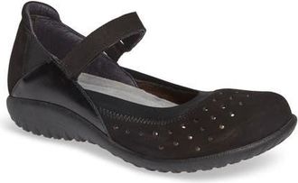 Naot Matua Mary Jane in Black Nubuck at Nordstrom, Size 5Us