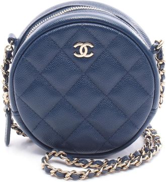 Chanel Grained Calfskin Shoulder Bag (Pre-Owned)