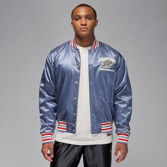 Nike Jordan Mens Jordan MVP x Howard University Varsity Jacket in Blue | IH0568-499