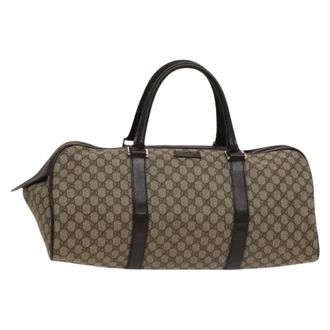 Gucci Pre-owned Vintage GG Canvas Boston Bag - - Pre-owned - Donna - Marrone - ONE SIZE
