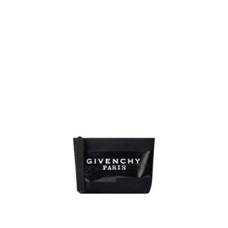 Givenchy Tassen, Dames, Zwart, ONE Size, Katoen, Tape Pouch in Canvas