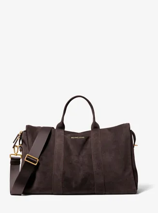 Michael Kors Nicholas Medium Suede Slouch Duffel Bag