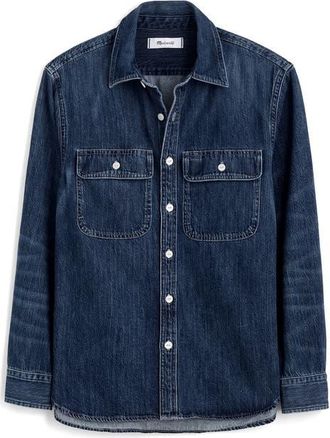 Madewell Denim Button-Up Shirt in Benfield Wash at Nordstrom, Size X-Large