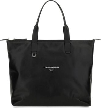 Dolce & Gabbana Adamo Shopper - Dames - Shoppers - Zwart - ONE Size - Katoen - Tassen