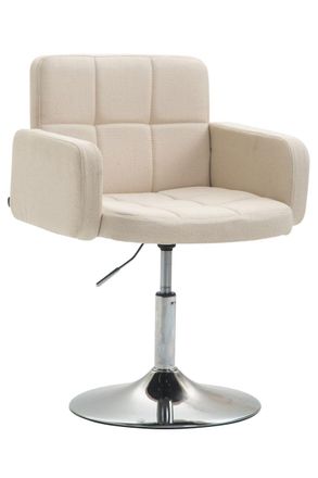 Clp Silla Lounge Los Angeles En Tela Crema