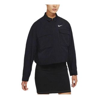 Nike SS22 Big Pocket Short Jacket Autumn Black DM6244-010