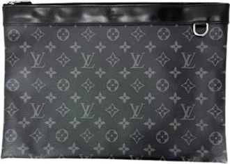 Louis Vuitton Pre-owned Clutches, female, Black, Size: ONE SIZE Pre-owned Canvas Clutch