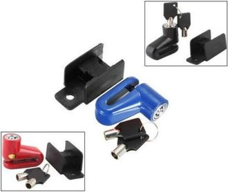 Trade Shop Trade Shop - Lucchetto Bloccadisco Blocca Disco In Acciaio Per Da Moto Scooter Bici Antifurto