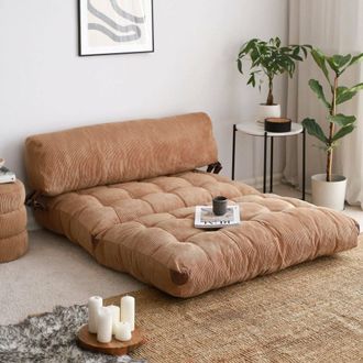 Dmora Sof&aacute; Cama 2 Plazas Surigae, Con Almacenaje, Reclinable, Asientos 2, 120x75 Cm Marr&oacute;n