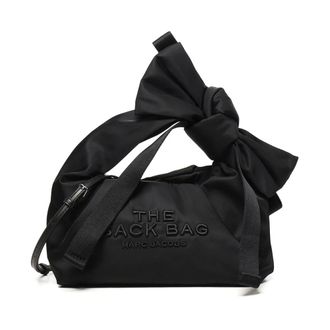 Marc Jacobs Handbags, female, Black, Size: ONE SIZE The Bow Nylon Mini Sack