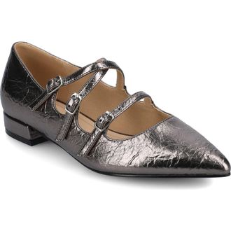 Journee Collection Gretal Mary Jane Flat in Pewter at Nordstrom Rack, Size 7.5