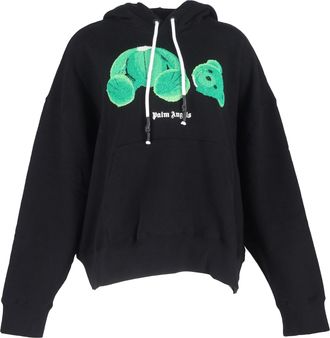 Palm Angels Kill The Bear Hoodie in Black Cotton