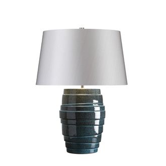Netlighting Neptune 1 Light Table Lamp Blue Glaze E27