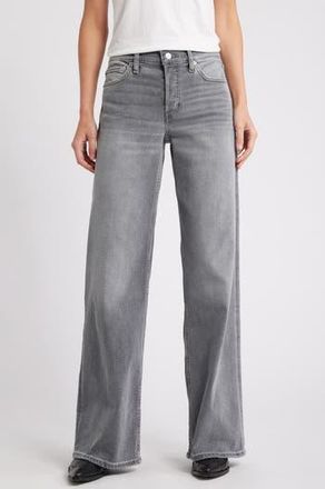 Re/Done Mid Rise Wide Leg Jeans in Grigio at Nordstrom Rack, Size 28