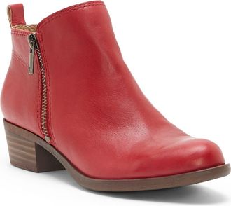 Lucky Brand Basel Bootie in Garnet at Nordstrom, Size 6.5