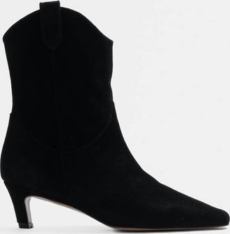 Bibi Lou Womens Cow Suede Boots In Black