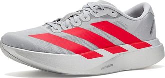 adidas adiZero Evo SL Running Womens Running Shoes Silver Metallic/Lucid Red/Iron Metallic : 11.5 C - Medium, Synthetic/Textile