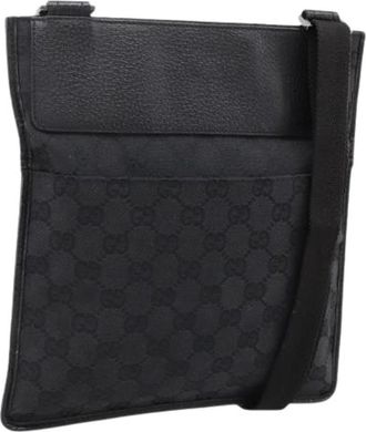 Gucci Pre-owned Vintage Schoudertas - Dames - Vintage Schoudertas - Zwart - ONE Size - Leer - Vintage
