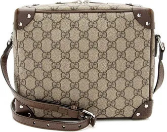 Gucci Brown Gg Supreme Canvas Soft Trunk Bag (Authentic Pre-Loved)