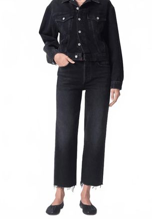 Citizens Of Humanity Florence Wide Straight Jeans In Stormy
