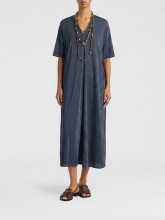 Momoni Lurex Jersey Midi Dress