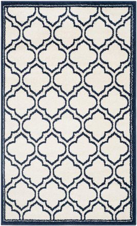 Safavieh Alfombra beige/azul marino 122 x 183 cm