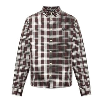 AllSaints Santiago Shirt - Heren - Casual Overhemden - Bruin - S - Katoen - Overhemden