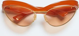 Bottega Veneta Duo Angle Cat Eye Sunglasses - Bottega Veneta