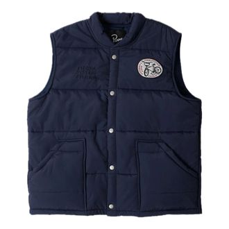by Parra New System Puffer Vest - Heren - Jassen - Blauw - Maat: M Nylon