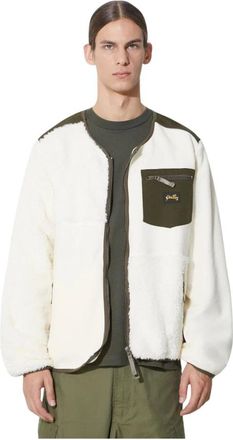 Stan Ray Patchwork Fleece Vest - Heren - Jassen - Wit - L - Polyester - Jassen