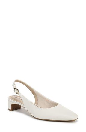 Life Stride Lorena Slingback Pump in White at Nordstrom, Size 6.5