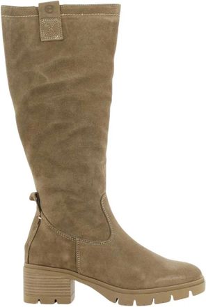 Tamaris Taupe Damesschoenen Stijlvol Model - Dames - Laarzen met Hak - Groen - 39 EU - Schoenen