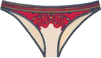 La DoubleJ Bikinislip met print - Roze