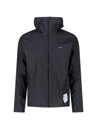 SATISFY Black Pertex Functional Hooded Zip Jacket