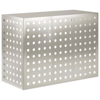 vidaXL Funda Para Aire Acondicionado Plateado 110 X 50 X 80 Cm Vidaxl