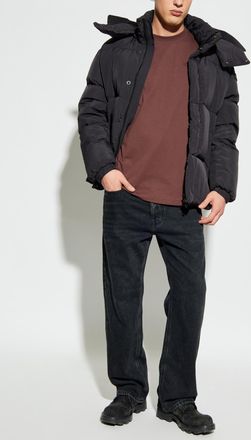Diesel T-shirt T-BOGGY-MEGOVAL-D, Mens, Brown