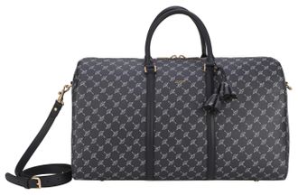 Joop Weekender JOOP cortina 1.0 aurora weekender lhz, Damen, Gr. B/H/T: 50cm x 29cm x 22cm, blau (schwarz navy), Lederimitat, bedruckt, Taschen Weekender, 