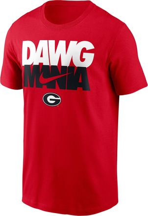 Nike Georgia Campus Local Madness Nike Mens College T-Shirt in Red | N19965NNGB-U4C