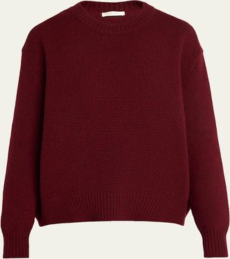 The Row Parth Cashmere Oversized Crewneck Sweater
