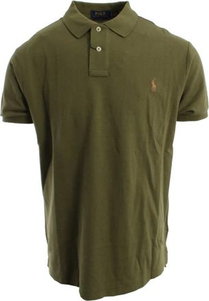 Ralph Lauren Slim Fit Polo - Heren - Polos - Groen - S - Katoen - Tops