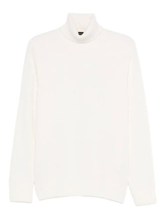 Roberto Collina Geribbelde coltrui - Wit