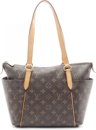 Louis Vuitton Brown Coated Canvas Pvc Leather Monogram Tote Bag (Pre-Owned)