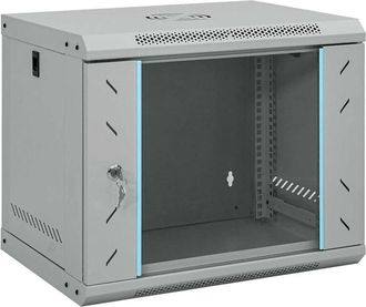 vidaXL Armadietto di rete Grigio 53 x 45 x 45 cm Acciaio - Vidaxl