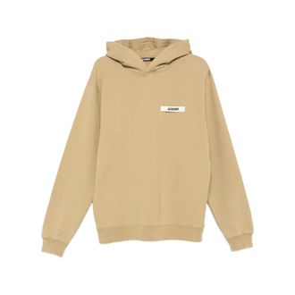 Jacquemus Hoodies, male, Brown, Size: 2XL Gros Grain Hoodie