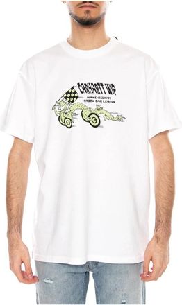 Carhartt Work in Progress Make Believe League T-S - Heren - T-shirts - Wit - S - Katoen - Tops