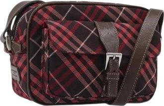 Burberry Pre-owned Nylon Shoulder Bag - Dames - Vintage Schoudertas - Veelkleurig - ONE Size - Nylon - Vintage
