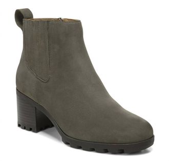 Vionic Womens Wilma Ankle Boot In Olive